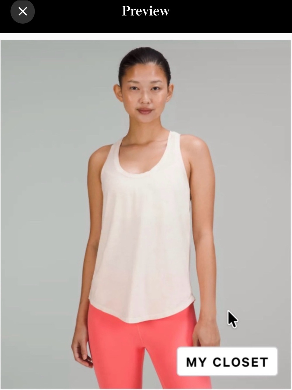 Love Tank Top - Cirrus Wash Lemon Sorbet Prosecco Strawberry Milkshake